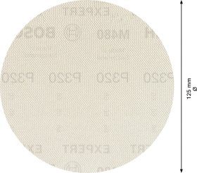 Šlifavimo tinklelis BOSCH, M 480, 125 mm, G320, 5 vnt.
