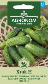 Daržovių sėklos, AGRONOM Agurkai, paprastieji trumpavaisiai KRAK H, 1 g.