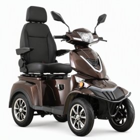Elektrinis skuteris EKOMOTO Vista-K3, Rudas, 20 Ah švino baterija