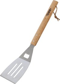 Grilio mentelė BBQ, 41cm, medinė rankena