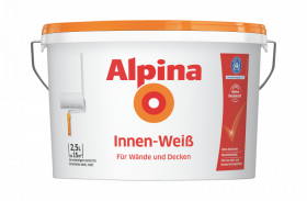 Dispersiniai vidaus dažai ALPINA Innen-Weiß, 2,5 l