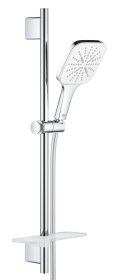 Dušo komplektas GROHE VITALIO 130 SMARTACTIVE CUBE, su stovu ir žarna, 3 srovės dušo galvutė, chromas, 26596000