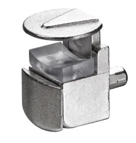 Stiklo lentynos laikiklis HETTICH, pak. 8 vnt. 5mm, 4-8mm, 89284