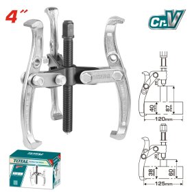 Guolių nuėmėjas trišakis TOTAL, CR-V, max 4T, 4"/100 mm, THTGP346