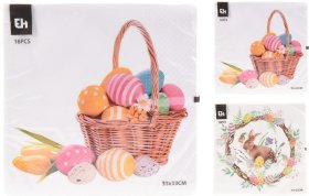 Velykinės servetėlės, 16 vnt., 33 x 33 cm