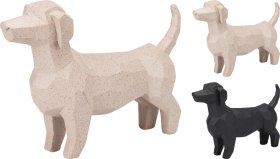 Sodo dekoracija Šuniukas, 2 skirtingų sp., 14 x 5 x 21 cm.