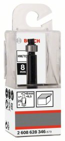 Freza laminatui BOSCH HM, d=9,5mm, l=25mm,kotas 8mm