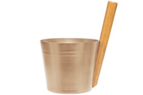 Pirties kubilas RENTO CHAMPAGNE, aliuminis / bambukas, talpa 5 l, 23 x 23 cm