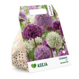Dekoratyvinių česnakų Sensation Mix svogūnėliai ASEJA Grand Pack, 15 vnt., 10/11, 504399, (R)