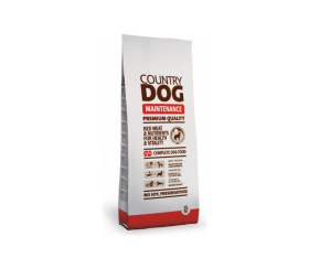 Sausas šunų ėdalas COUNTRY DOG, visų veislių, suaugusiems šunims, 15kg