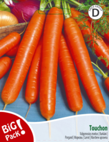 Daržovių sėklos, morkos valgomosios Touchon, 10 g., 0445, D