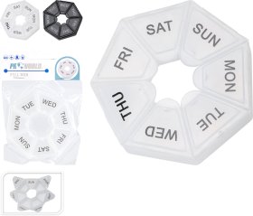 Dėžutė vaistams/vitaminams savaitei, 2 skirtingų sp.