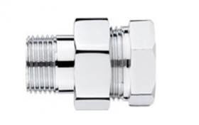 Išardomas sujungimas WELLMER, chromuotas, blizgus, 1/2", 10350B