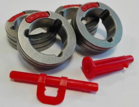 Vielos ratukas LINCOLN ELECTRIC LF52/56D/POWERTECIC V1, 0/1,2mm