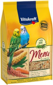 Lesalas VITAKRAFT Menu, banguotų papūgų, 500g