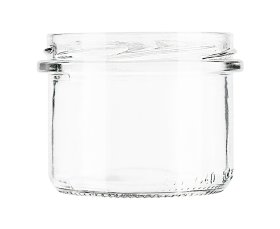 Užsukamas stiklainis 235 ml, skersmuo 82 mm