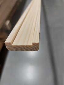 Apdailos juostelė, matmenys 10 x 30 x 2400 mm, pušis, A klasė
