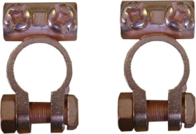 Akumuliatoriaus gnybtai 51302, žalvariniai, 2 vnt