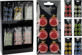 Kalėdiniai dovanų žymekliai, 6 vnt., 6 skirtingi dizainai