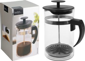 Kavos virimo aparatas, 1000 ml, 9 x 19 cm, juodos spalvos.