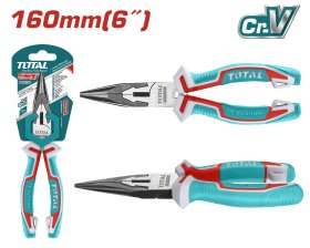 Siauros replės TOTAL, Cr-V, 160 mm., THT220606