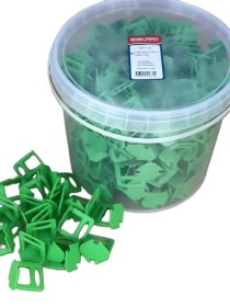 Plytelių išlyginimo sistema EDELMAX, 2 mm, inkarų 300 vnt., plytelių aukštis 5-14mm