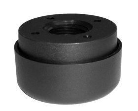 Baldų kojelės WAGNER, reguliuojamos, d-55 mm, plastikinės, juodos, apkrova - 35 kg, 2 vnt.