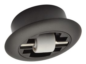 Mini fiksuoti ratukai, d-15mm, minkšti, įleidžiama kasetė d-40/17mm, 2 vnt., N