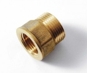 Mova redukcinė 1/2"-3/8", išorė/vidus, žalvarinė