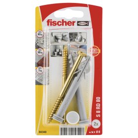 Klozetų tvirtinimas FISCHER, 8 x 80 mm, 2 vnt.