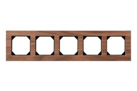 Rėmelis LIREGUS K14-245-05 E/Nw, 5 vietų, riešuto spalvos