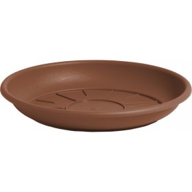 Plastikinė lėkštelė DOMUS, 24 x 3,7 cm., ruda