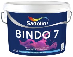 Vandeniniai vidaus dažai SADOLIN Bindo 7, 2,33 l, BC bazė, matiniai