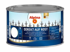 Antikoroziniai dažai ALPINA Direkt Auf Rost, 0,3 l, balta