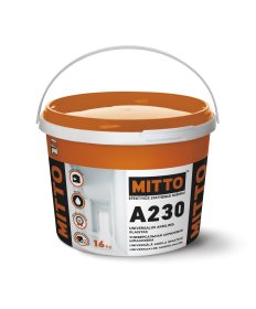 Universalus akrilinis glaistas MITTO A230, 16 kg