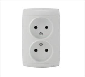 Kištukinis lizdas ORRO 8001-21, baltos sp.