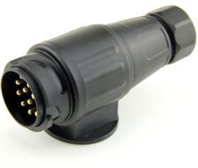 Priekabos kištukas ALBURNUS, 13 kontaktų, PVC