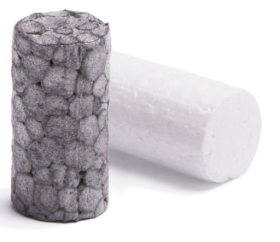 Polistirolio kamštukai 8SX sukamoms smeigėms RAWLPLUG, R-TFIX-CAP15-EPS-G, pilki, 13,5 x 25 mm, 100 vnt.