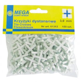 Plytelių kryželiai MEGA 61366 /070108, 6 mm, 100 vnt