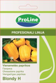 Sėklos daržovių PROLINE paprika BLONDY F1, (02-07 mėn). G