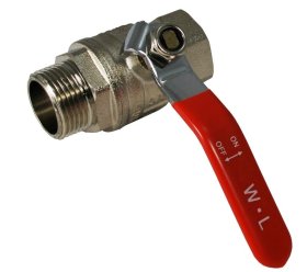 Rutulinis ventilis ECO, 1/2'', vidus/išorė, ZK-03-015/3610, su ilga rankenėle