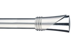 Užbaigimas karnizui STOL-KAR Vega, Metalinis karnizo užbaigimas VEGA. Skersmuo - 19mm. Spalva - matinis chromas. Pakuotėje - 1vnt.