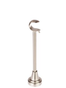 Karnizo laikikliai STOL-KAR Atviras, Metalinis laikiklis skirtas vienam karnizo skersiniui. Ilgis - 19cm. Skersmuo - 16mm. Tvirtinimui prie sienos.