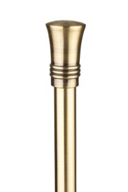 Užbaigimas karnizui STOL-KAR Capri, Metalinis karnizo užbaigimas CAPRI. Skersmuo - 19mm. Spalva - sendintas auksas. Pakuotėje - 1vnt.