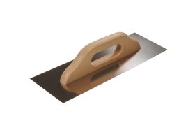 Nerūdijančio plieno lygi trintuvė su medine rankena PAINTER, Pac0721, 130x380mm, lygi, nerūdijantis plienas, medinė rankena