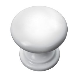 Baldų rankenėlė rutulio formos HETTICH, plastikas, komplekte 6 vnt. baltos sp. Ø25mm, 9239947