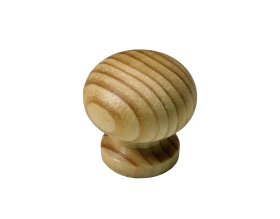 Baldų rankenėlė rutulio formos HETTICH, pušinė, lakuotas D30mm, 9158580