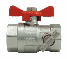 Ventilis rutulinis EZFITT 3/8, vidus/vidus, su nuorintoju, trumpa rankenėlė, 29282, N