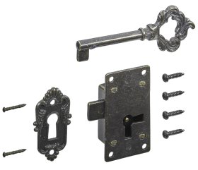 Baldinė spynelė antik HETTICH, 54x29x10, 9240505