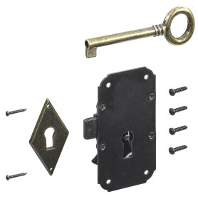 Baldinė spynelė antik HETTICH, 80x42x18, 9240504